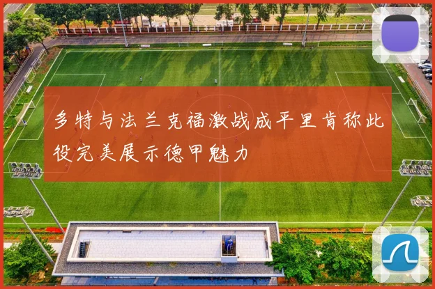 多特与法兰克福激战成平里肯称此役完美展示德甲魅力